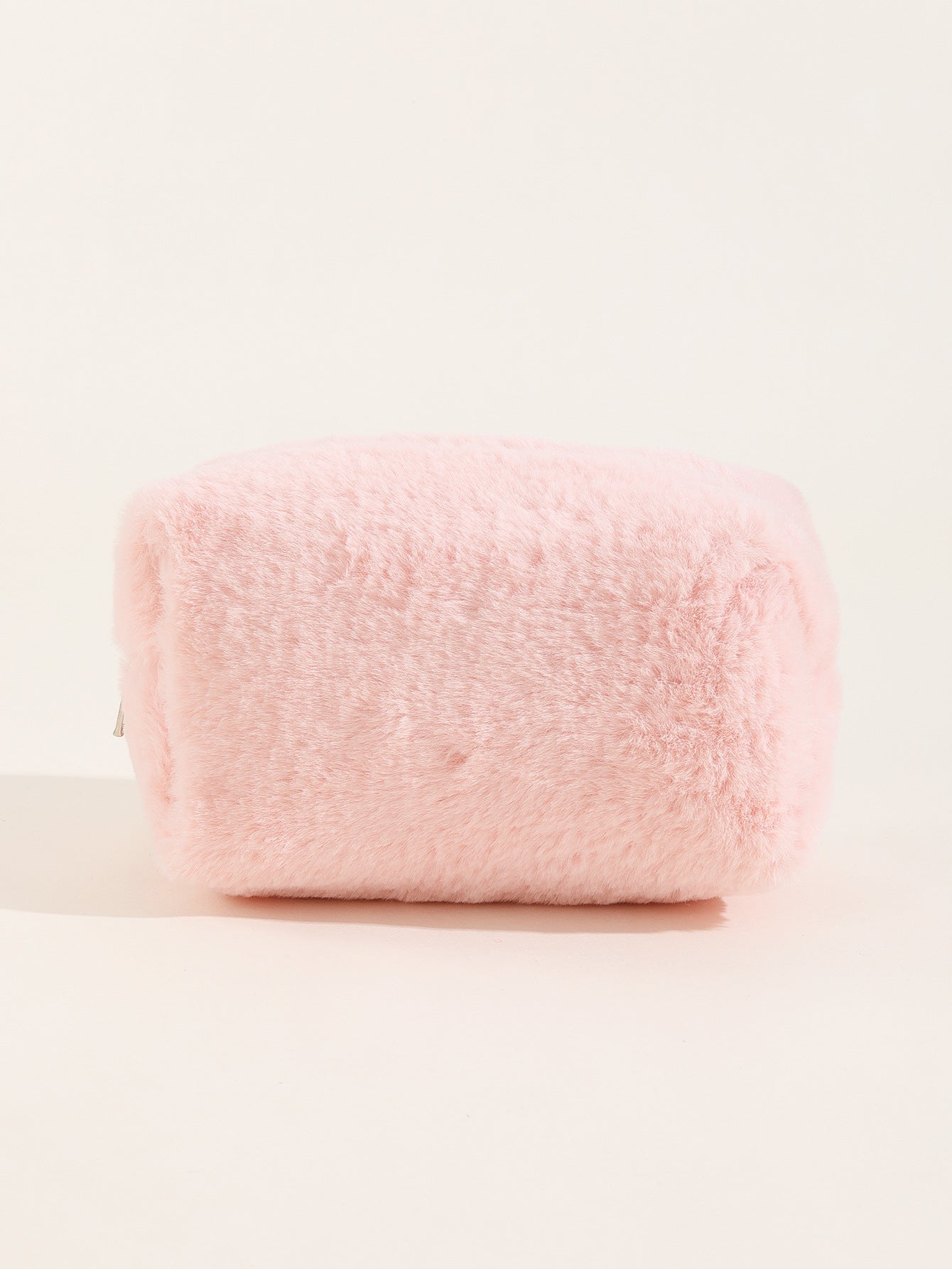 Wholesale Plush Soft and Waxy Solid Color Storage Toiletry Bag